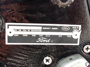 1966 FORD MUSTANG