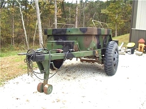 1971 M35A2C American General, 2 1/2 ton Cargo with Ammo Trailer