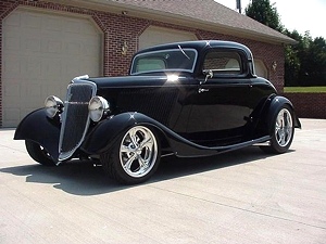 1934 FORD 3W COUPE