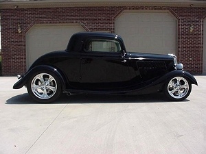 1934 FORD 3W COUPE