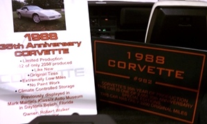 1988 CHEVY CORVETTE